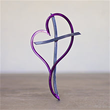 Load image into Gallery viewer, Blooming Heart Cross