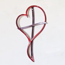 Load image into Gallery viewer, Blooming Heart Cross