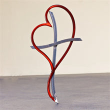 Load image into Gallery viewer, Blooming Heart Cross