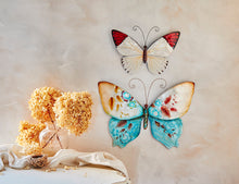 Load image into Gallery viewer, Butterfly Wall Decor Blue And Pearl