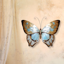 Load image into Gallery viewer, Butterfly Wall Decor Copper With Aqua