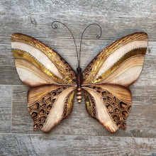 Load image into Gallery viewer, Butterfly Wall Decor Copper And Pearl
