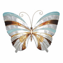 Load image into Gallery viewer, Butterfly Wall Decor Blue Pearl And Copper