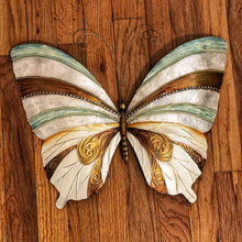 Load image into Gallery viewer, Butterfly Wall Decor Blue Pearl And Copper