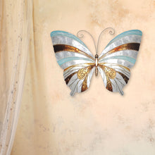 Load image into Gallery viewer, Butterfly Wall Decor Blue Pearl And Copper