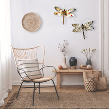 Load image into Gallery viewer, Dragonfly Wall Decor Black And White