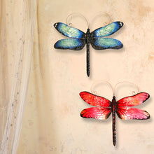 Load image into Gallery viewer, Dragonfly Wall Decor Red And Black