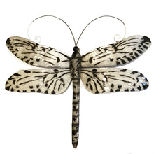 Load image into Gallery viewer, Dragonfly Wall Decor Black And White