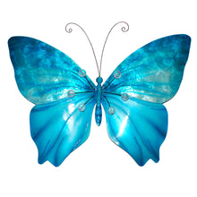 Load image into Gallery viewer, Butterfly Wall Decor Sea Blue With Beads
