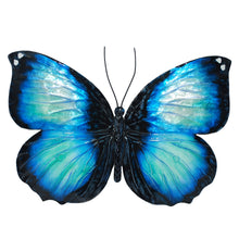 Load image into Gallery viewer, Butterfly Wall Decor Blue And Black
