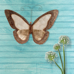 Butterfly Wall Decor Earthtoned With Border