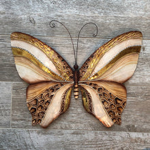 Load image into Gallery viewer, Butterfly Wall Decor Copper And Pearl
