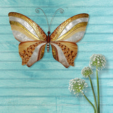 Load image into Gallery viewer, Butterfly Wall Decor Copper And Pearl
