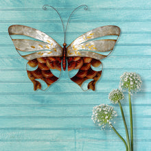 Load image into Gallery viewer, Butterfly Wall Decor Pearl And Copper Scaling

