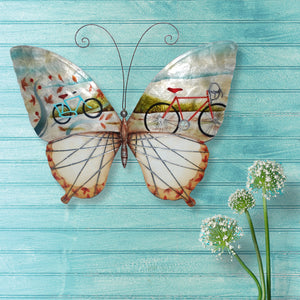 Butterfly Wall Decor Bicycles