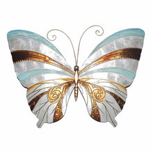 Load image into Gallery viewer, Butterfly Wall Decor Blue Pearl And Copper
