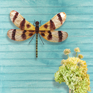 Dragonfly Wall DecorBrown And Yellow