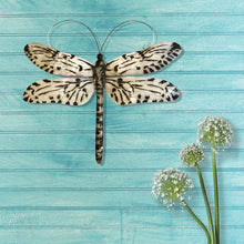 Load image into Gallery viewer, Dragonfly Wall Decor Black And White
