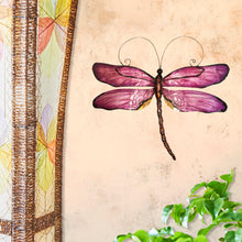 Load image into Gallery viewer, Dragonfly Wall Decor Purple
