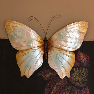 Butterfly Wall Decor Pearl