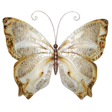 Load image into Gallery viewer, Butterfly Wall Decor With Pearl Scales And Browns
