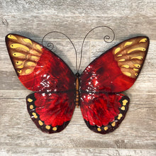 Load image into Gallery viewer, Butterfly Wall Decor Red
