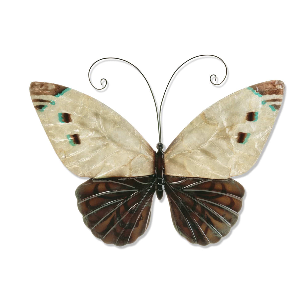 Butterfly Wall Decor White And Blue